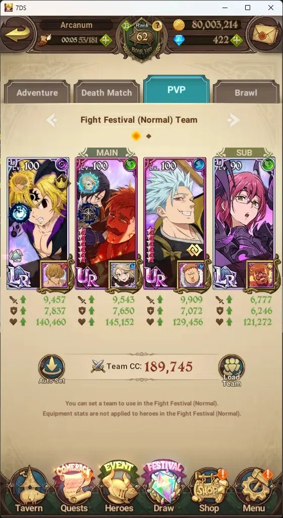 The Seven Deadly Sins: Grand Cross Accounts ASIA|3,9M CC|445 DM+1 LS|8 LR+11 UR|N Meli6/6,Roxy image 11