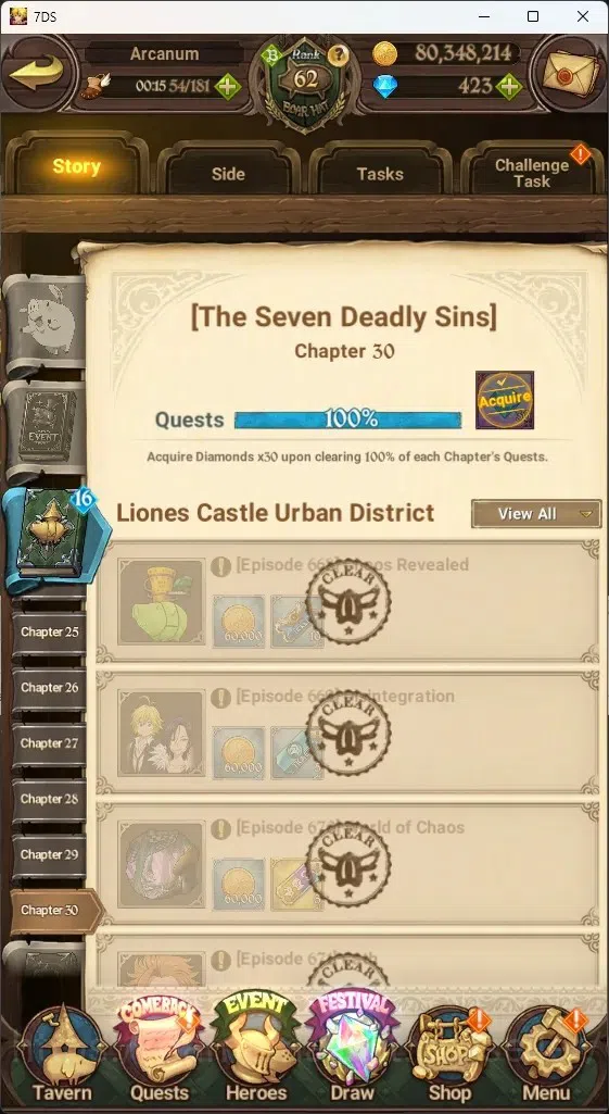 The Seven Deadly Sins: Grand Cross Accounts ASIA|3,9M CC|445 DM+1 LS|8 LR+11 UR|N Meli6/6,Roxy image 13