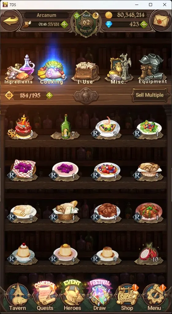 The Seven Deadly Sins: Grand Cross Accounts ASIA|3,9M CC|445 DM+1 LS|8 LR+11 UR|N Meli6/6,Roxy image 16