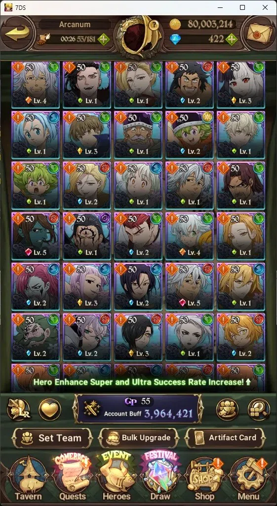 The Seven Deadly Sins: Grand Cross Accounts ASIA|3,9M CC|445 DM+1 LS|8 LR+11 UR|N Meli6/6,Roxy image 8
