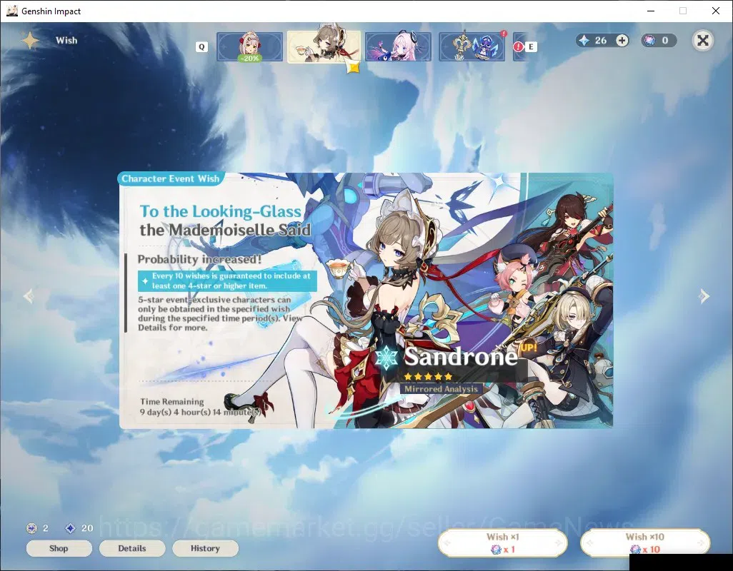 Genshin Impact Accounts Others ASIA|AR 49|3 Limited+2(*5 Weapon)|Varesa,Klee,Durin|Standart (Jean)Sign|Male MC|Check 13