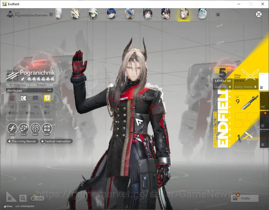 Arknights: Endfield Accounts ASIA|Lv58|SSR 8(4Limit)+16(*6WP)|(LaevatainP2,Yvon image 10