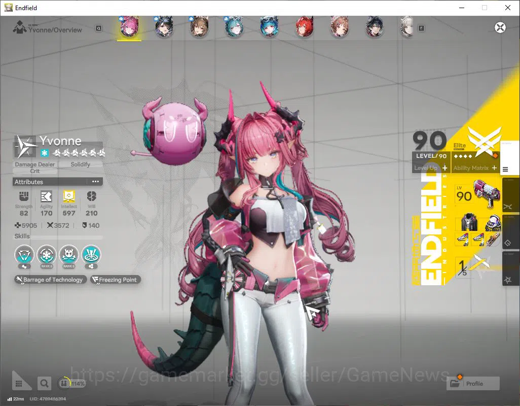Arknights: Endfield Accounts ASIA|Lv58|SSR 8(4Limit)+16(*6WP)|(LaevatainP2,Yvon image 2