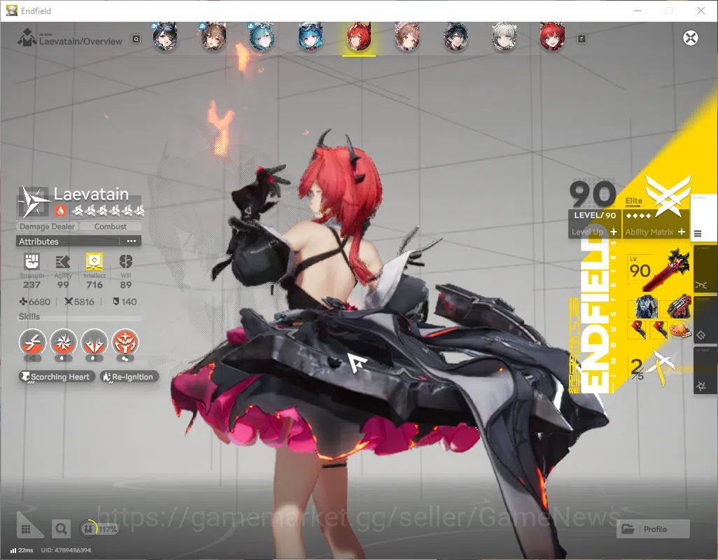 Arknights: Endfield Accounts ASIA|Lv58|SSR 8(4Limit)+16(*6WP)|(LaevatainP2,Yvon image 7