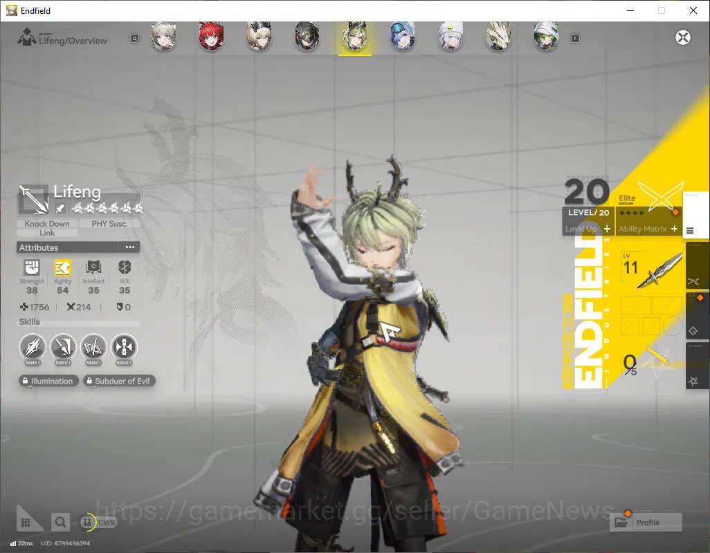 Arknights: Endfield Accounts ASIA|Lv58|SSR 8(4Limit)+16(*6WP)|(LaevatainP2,Yvon image 9
