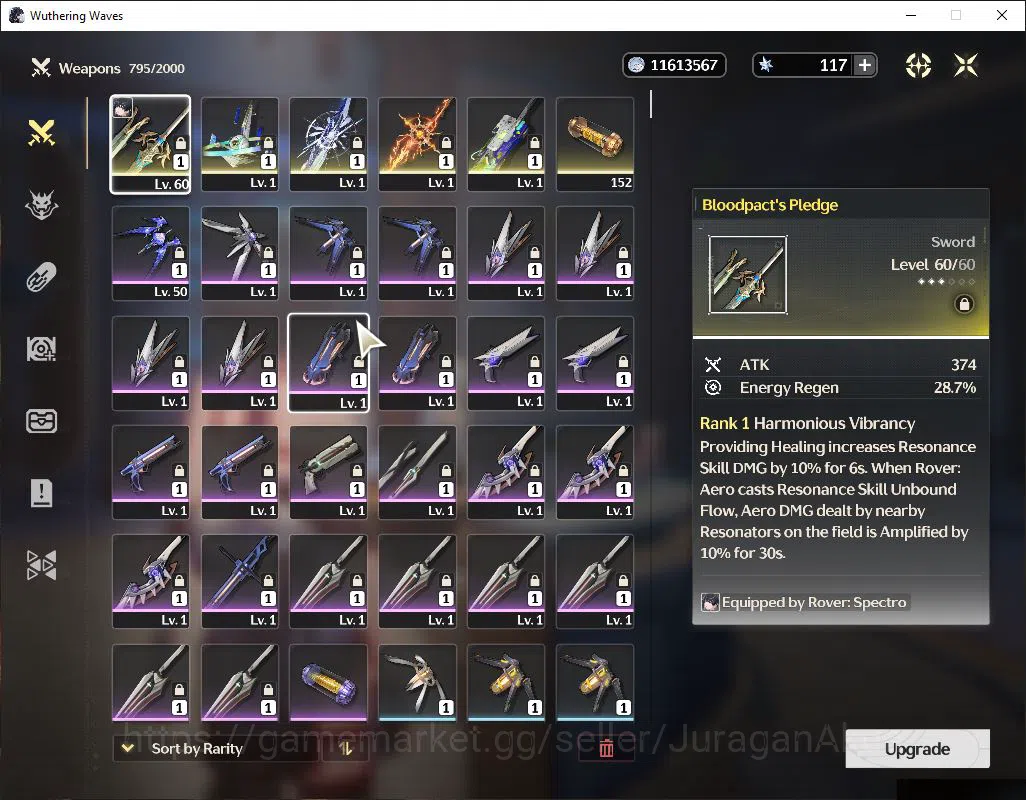 Wuthering Waves Accounts NA | UL 45 | 2 Limited | Mornye+Sign, Augusta+Sign image 4