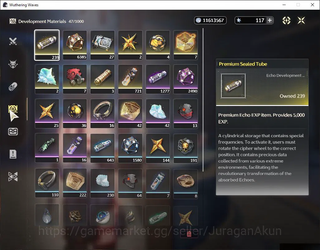 Wuthering Waves Accounts NA | UL 45 | 2 Limited | Mornye+Sign, Augusta+Sign image 6