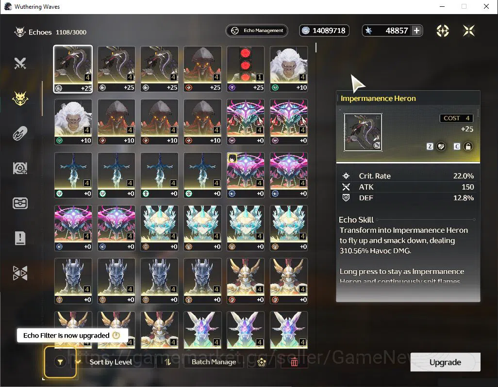 Wuthering Waves Accounts SEA|UL 47|Ready Gacha 48,8K Astrite+124 Lustrous+1 image 8