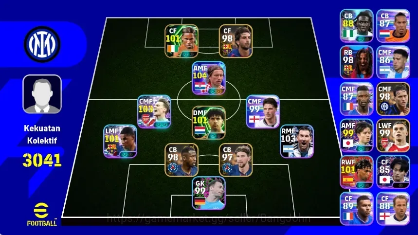 eFootball Accounts Others Android|PW3041|LukaModricShowT,MartinOdegaardShowT,MarcusRashfordShowT,FrankRijkaardEpic,Drogba 1