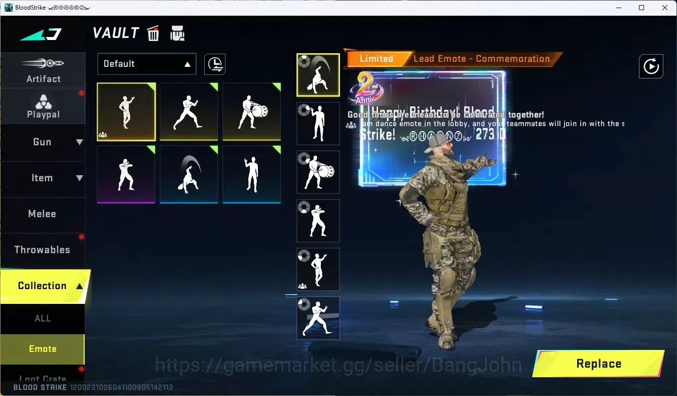Blood Strike Accounts ASIA |MELE,KATANA|COLLAB,MCX EVA|ULTRA,UMP45,VECTO image 11