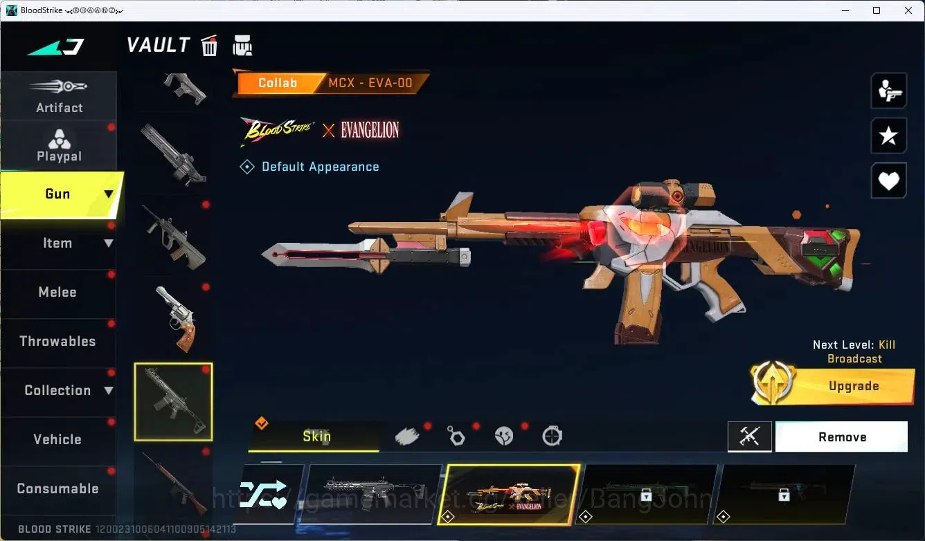 Blood Strike Accounts ASIA |MELE,KATANA|COLLAB,MCX EVA|ULTRA,UMP45,VECTO image 4