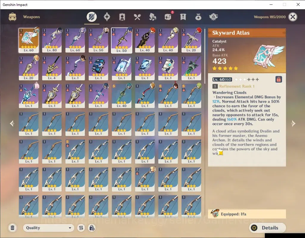 Genshin Impact Accounts ASIA|AR 50|BD Unset|2 Limited +4(*5 Standart)|Mavu image 3