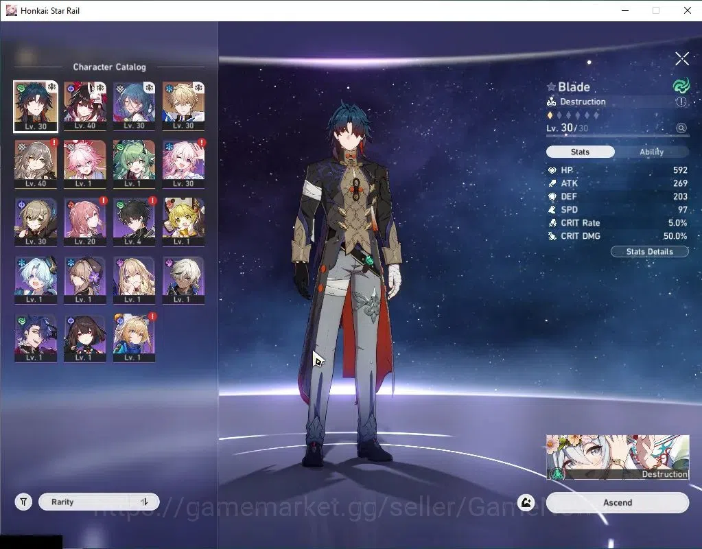 Honkai Star Rail Accounts Asia|TL 25|4 Limited| Evanescia,Sparkle,Huohuo,Bla image 5