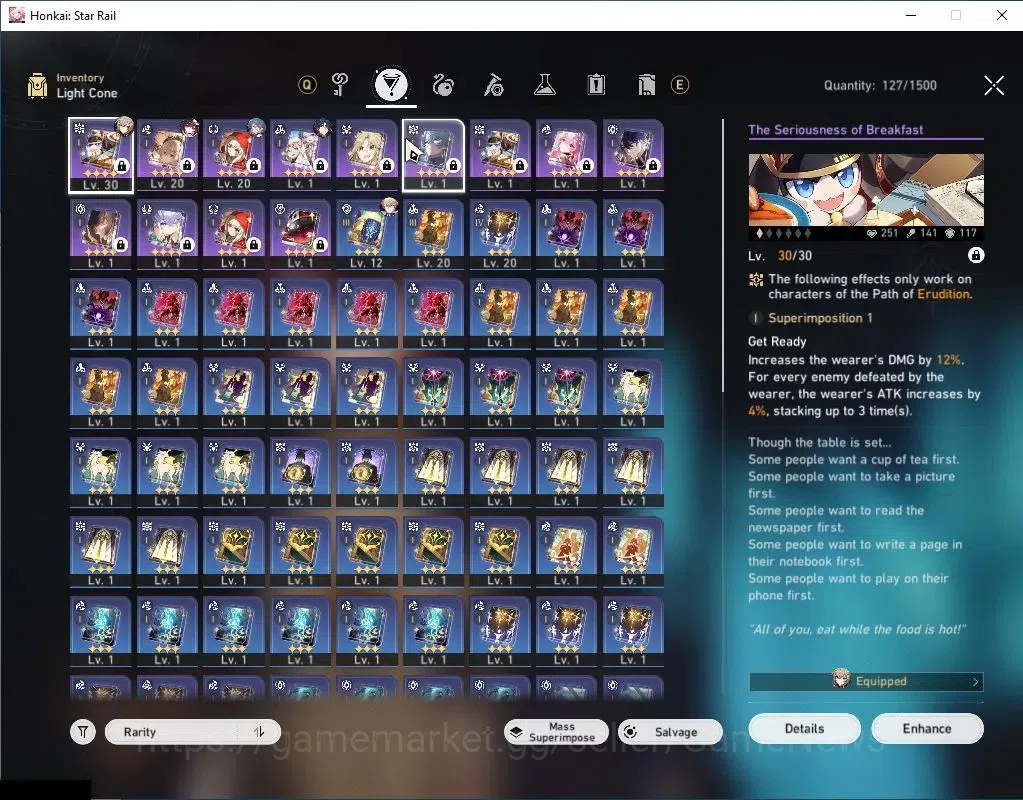 Honkai Star Rail Accounts Asia|TL 25|4 Limited| Evanescia,Sparkle,Huohuo,Bla image 6