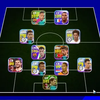 eFootball Accounts Legends & Iconic Players Android|Power 3126|5 Epic Aubameyang,Christian Abbiiati,Javier Saviola|4 Show