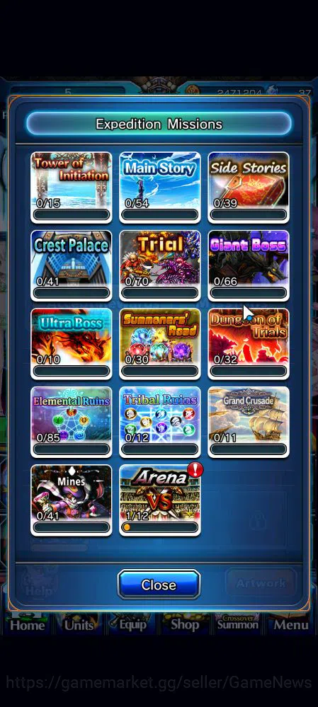 Grand Summoners Accounts Global|Rank 1|11 Ascend|InumutaTW,MadokaTW,Kirisam image 10