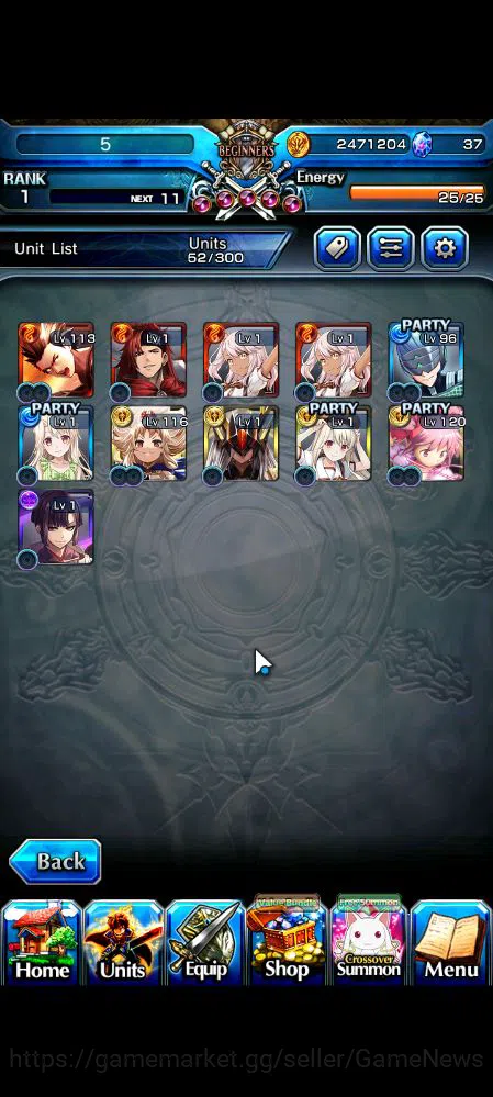 Grand Summoners Accounts Global|Rank 1|11 Ascend|InumutaTW,MadokaTW,Kirisam image 4