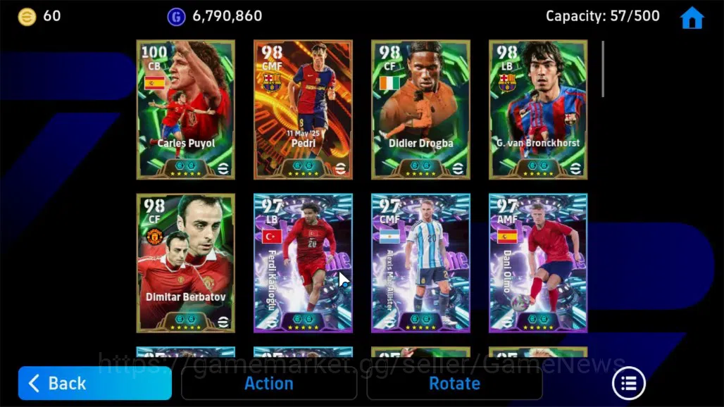 eFootball Accounts Android|Big Time Pedri,Carles Puyol,Van Bronckhors image 5