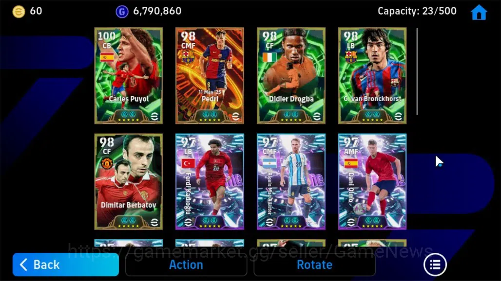 eFootball Accounts Android|Big Time Pedri,Carles Puyol,Van Bronckhors image 8