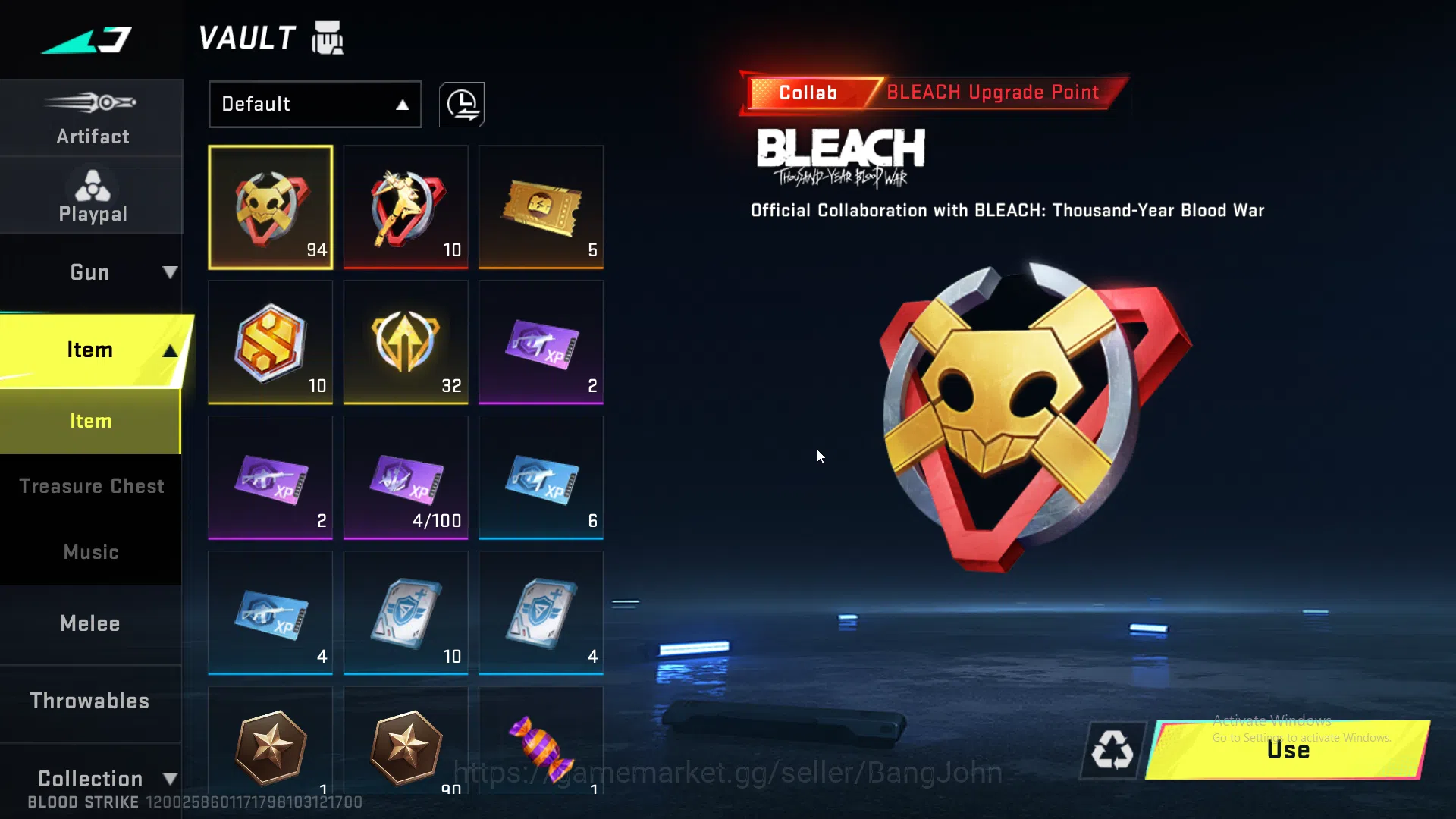 Blood Strike Accounts ASIA | 4 Eternal | Eternal M700 AOT | Eternal Uzi image 5