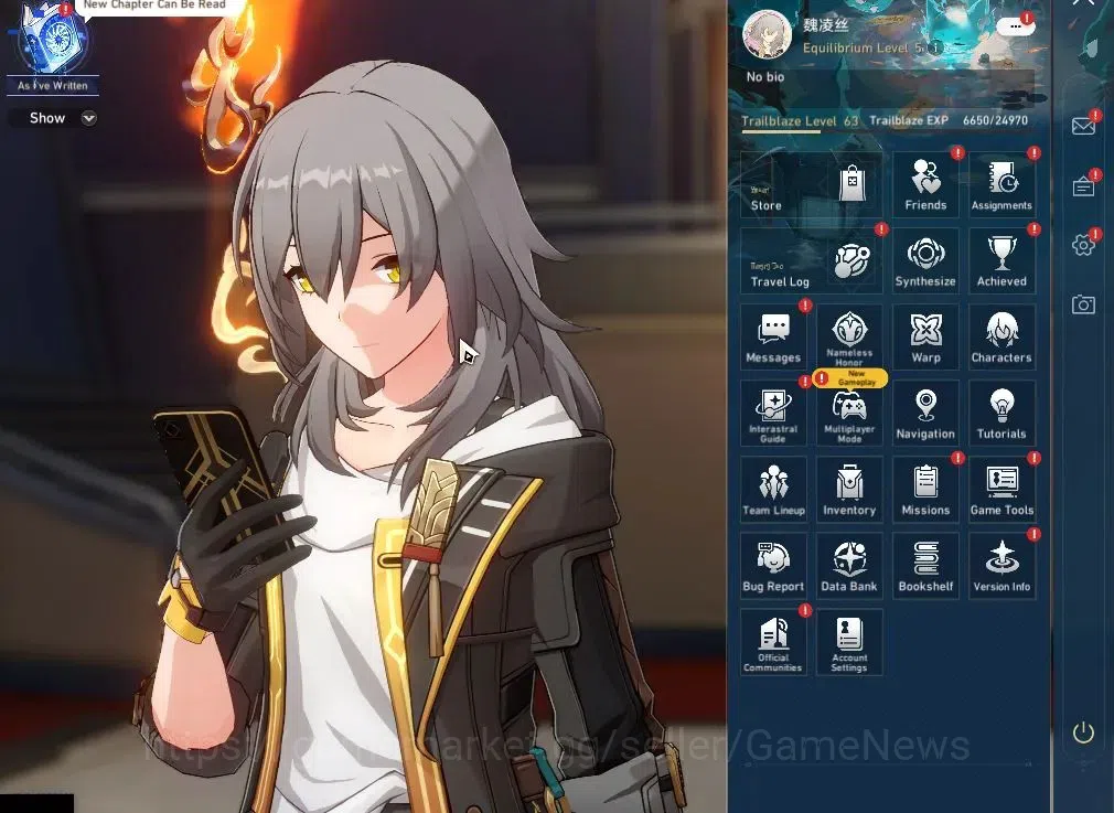 Honkai Star Rail Accounts Asia|TL 63|6 Limited|[(Mortenax Blade,Saber,Yao Gu image 1