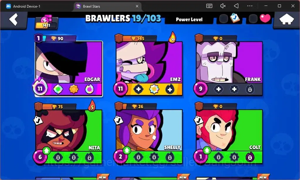 Brawl Stars Accounts Global |1411 Trophy|19 Brawler|1 Max Hypercharge(E image 5