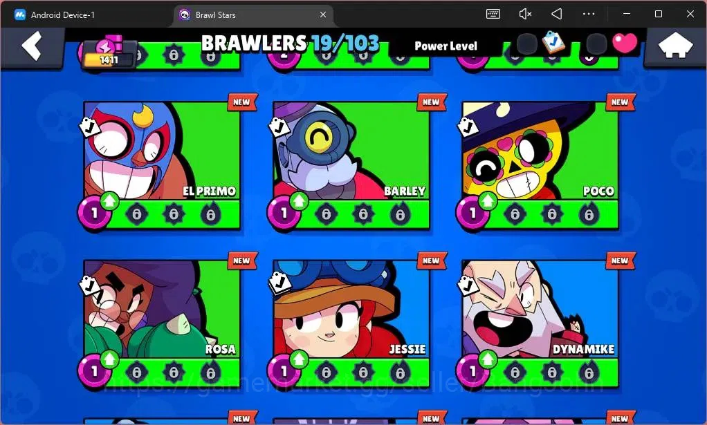 Brawl Stars Accounts Global |1411 Trophy|19 Brawler|1 Max Hypercharge(E image 6