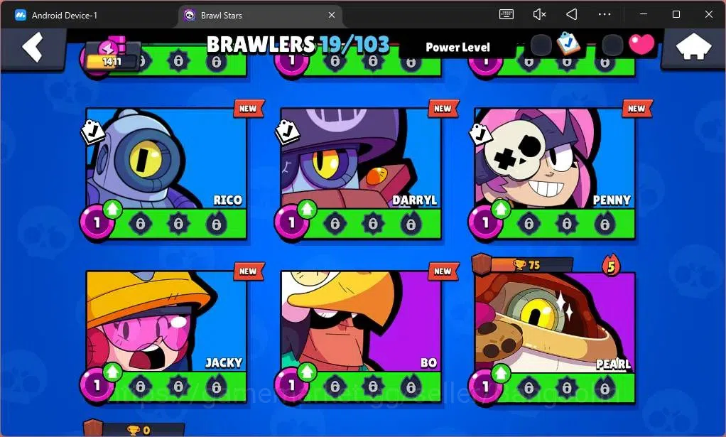 Brawl Stars Accounts Global |1411 Trophy|19 Brawler|1 Max Hypercharge(E image 7