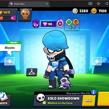 Brawl Stars Accounts Global |1411 Trophy|19 Brawler|1 Max Hypercharge(E image 1