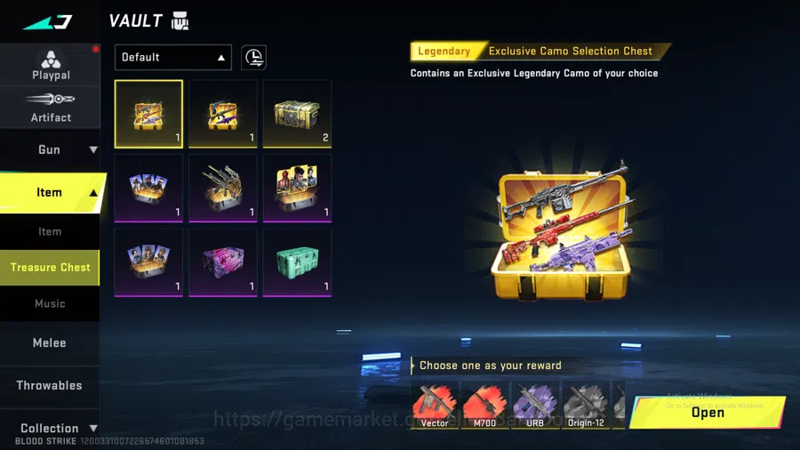 Blood Strike Accounts "Vector Ultra | UMP Ultra | M4 Legend | Glock Lege image 2