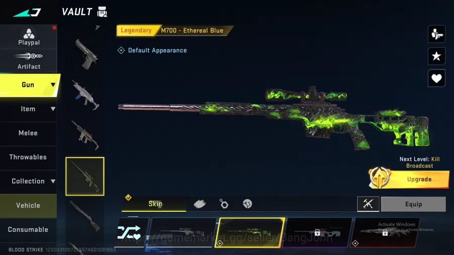 Blood Strike Accounts "Vector Ultra | UMP Ultra | M4 Legend | Glock Lege image 7