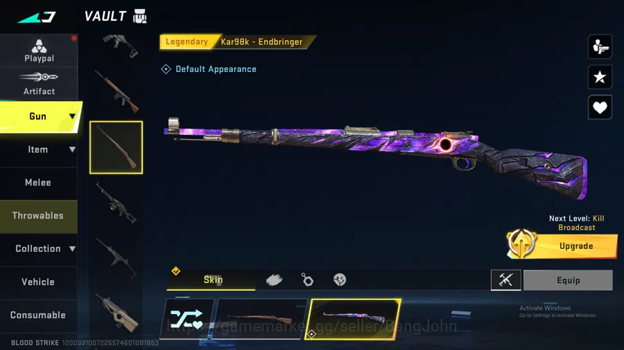 Blood Strike Accounts "Vector Ultra | UMP Ultra | M4 Legend | Glock Lege image 8