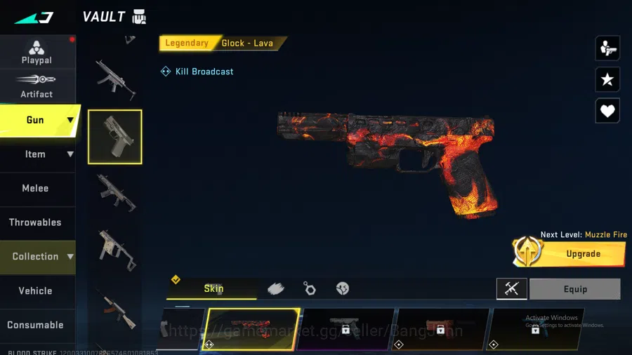 Blood Strike Accounts "Vector Ultra | UMP Ultra | M4 Legend | Glock Lege image 9