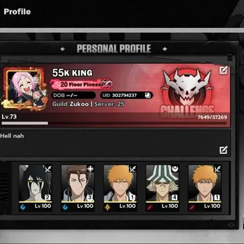 BLEACH: Soul Resonance Accounts NuverseSEA|Lvl 73|8 SSR|6 Sign|(AizenB3,UraharaB4,UlquiorraB2,IchiBanB1,Ichigo