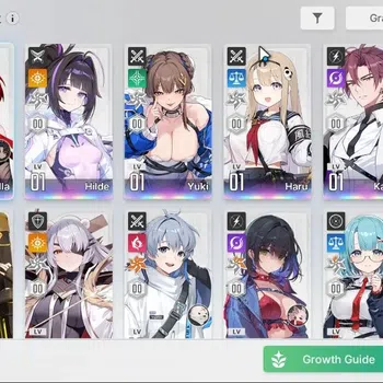 Chaos Zero Nightmare Accounts GLOBAL Lv 55|8 SSR[ArabelaM2+Sign,Hilde,Khalipe,Vero,Yuki,Haru,Rin,kayron]|11 SR|851