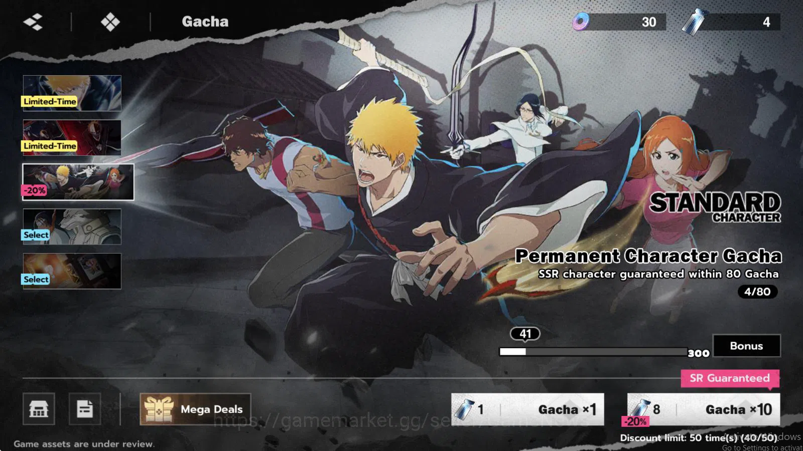 BLEACH: Soul Resonance Accounts [Nuverse SEA Server] Lv3| Fresh Starter 1 SSR (Tos image 2