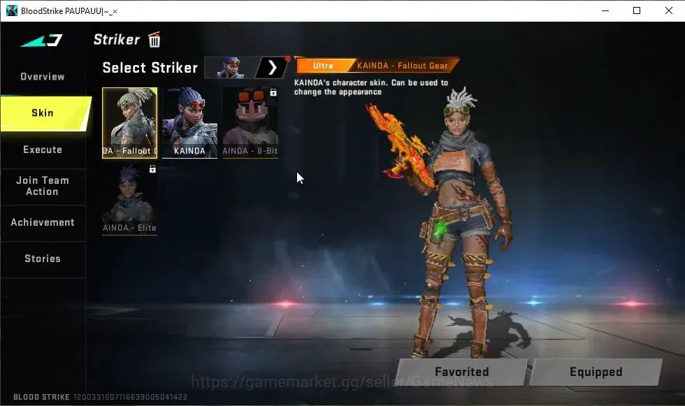 Blood Strike Accounts ASIA|ETERNAL Uzi-Scorpius Lv2|13 ULTRA|Collab 7DS[ image 16