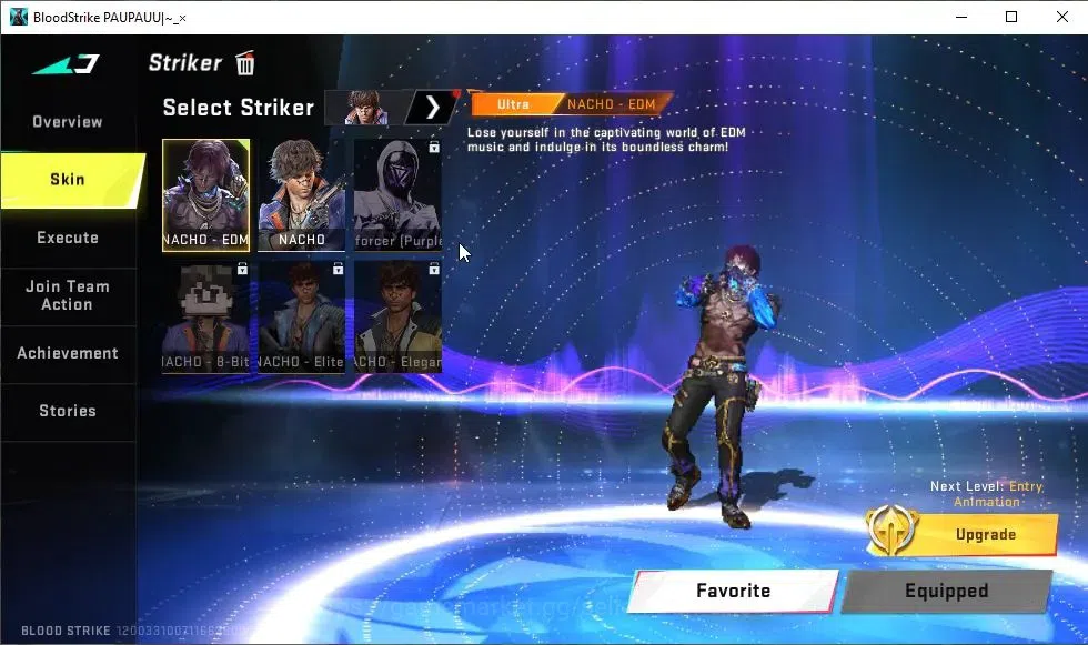 Blood Strike Accounts ASIA|ETERNAL Uzi-Scorpius Lv2|13 ULTRA|Collab 7DS[ image 20
