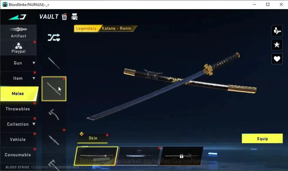 Blood Strike Accounts ASIA|ETERNAL Uzi-Scorpius Lv2|13 ULTRA|Collab 7DS[ image 5