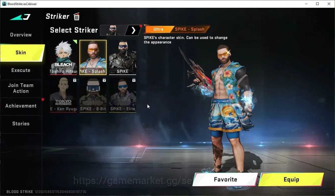 Blood Strike Accounts ASIA|ETERNAL[ZERO-Odashadow,Desert Eagle-Scorpius] image 13