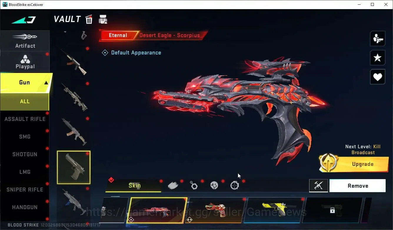 Blood Strike Accounts ASIA|ETERNAL[ZERO-Odashadow,Desert Eagle-Scorpius] image 18