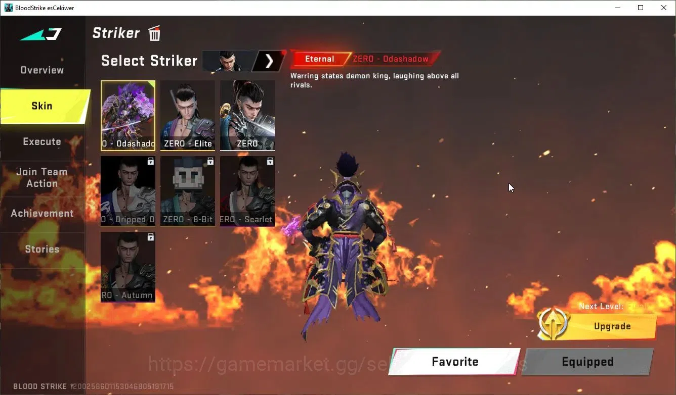 Blood Strike Accounts ASIA|ETERNAL[ZERO-Odashadow,Desert Eagle-Scorpius] image 3