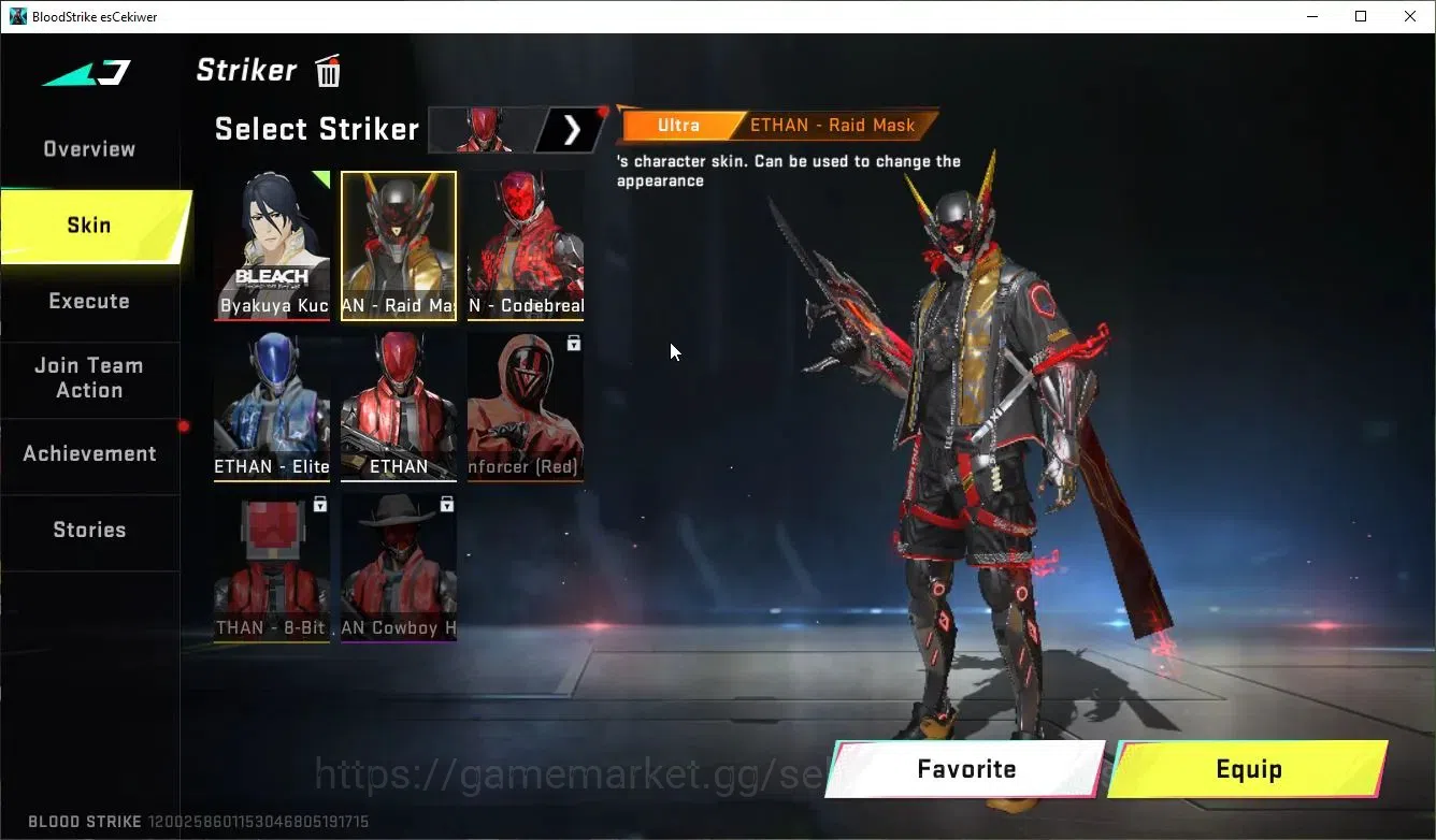 Blood Strike Accounts ASIA|ETERNAL[ZERO-Odashadow,Desert Eagle-Scorpius] image 6