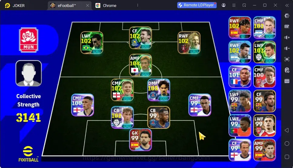 eFootball Accounts Android|PW 3141|Vitinha ShowTime,Hidetoshi Nakata image 5