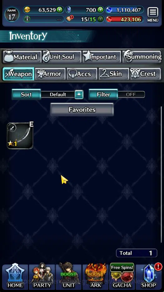Last Cloudia Accounts GLOBAL | Rank 17 | Hinata Sakaguchi, PoG Zero, God image 8