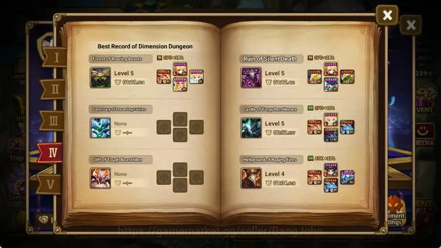 Summoners War: Sky Arena Accounts End-Game Global Lv100|5 LD[Lucifer,Juliane,Maya,Craig,Birgitta]|70 NB5 Leo,Etc|160 15