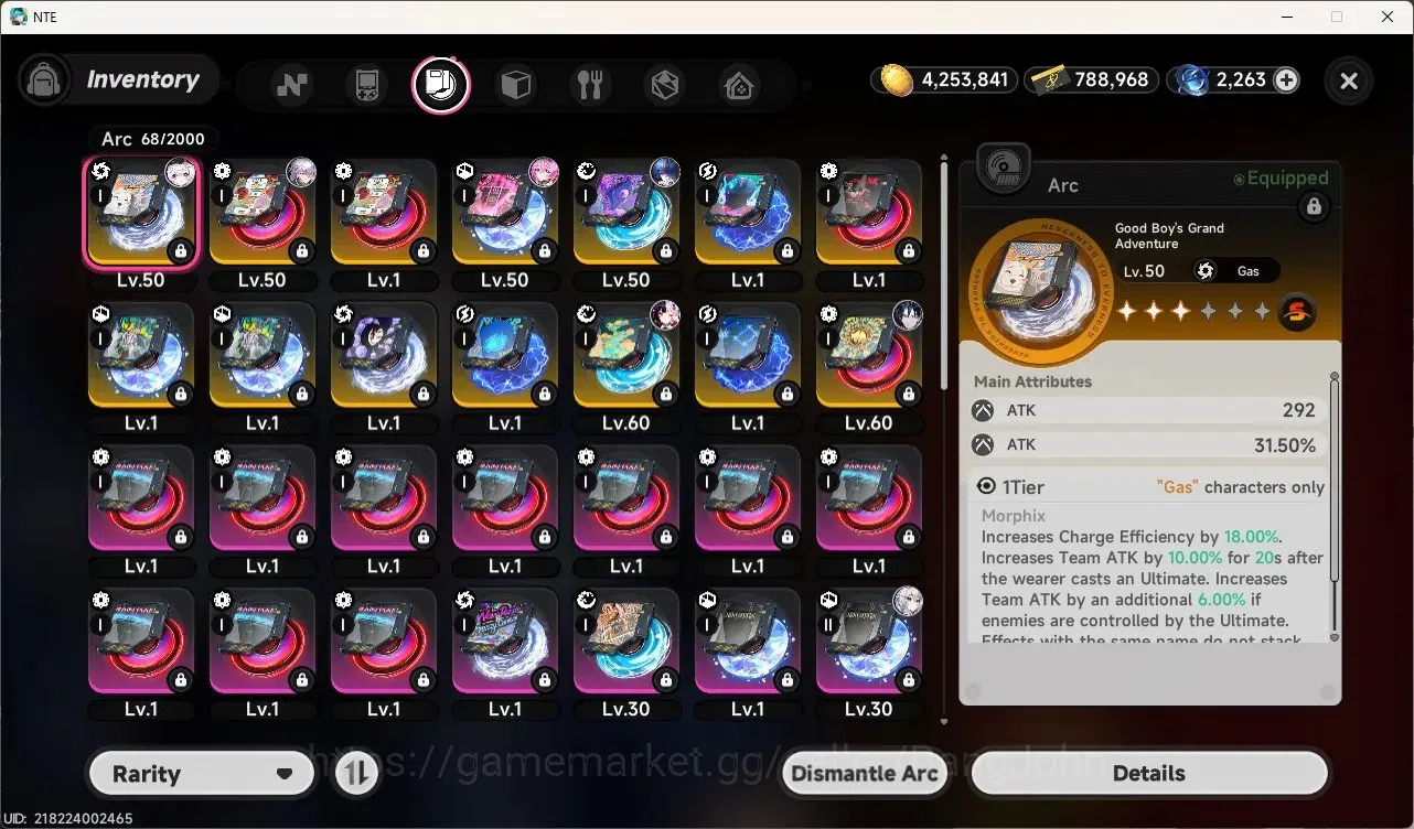 Neverness to Everness Accounts SEA | Lv 42 | 5 S-Class|2 Limited[Lacrimosa,Chaos]|SelectorOff|MCFemale|TakeMail Check SS 5
