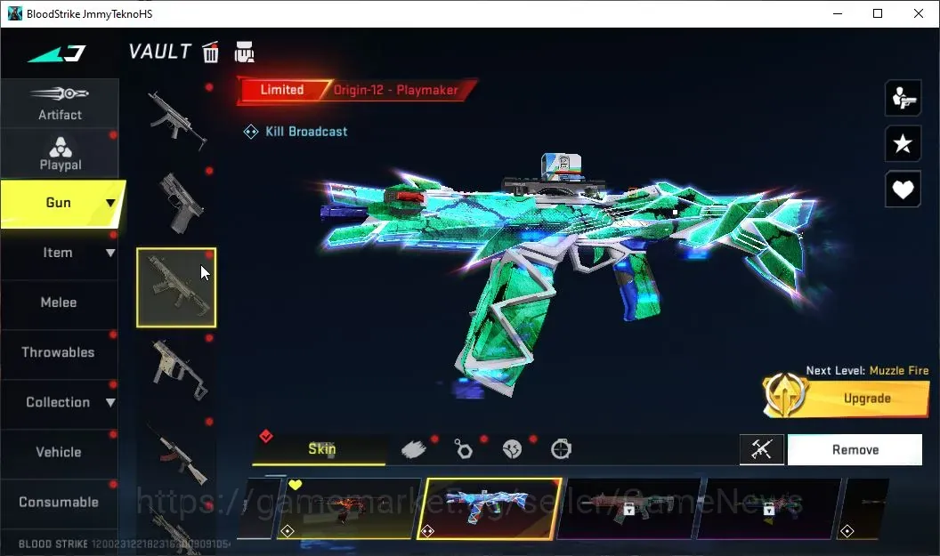 Blood Strike Accounts Collab Skin ASIA|3 Ultra QBZ95 Endless,Raid Mask,Nacho EDM|Limited Origin-12 Playmaker|Collab SKS 1