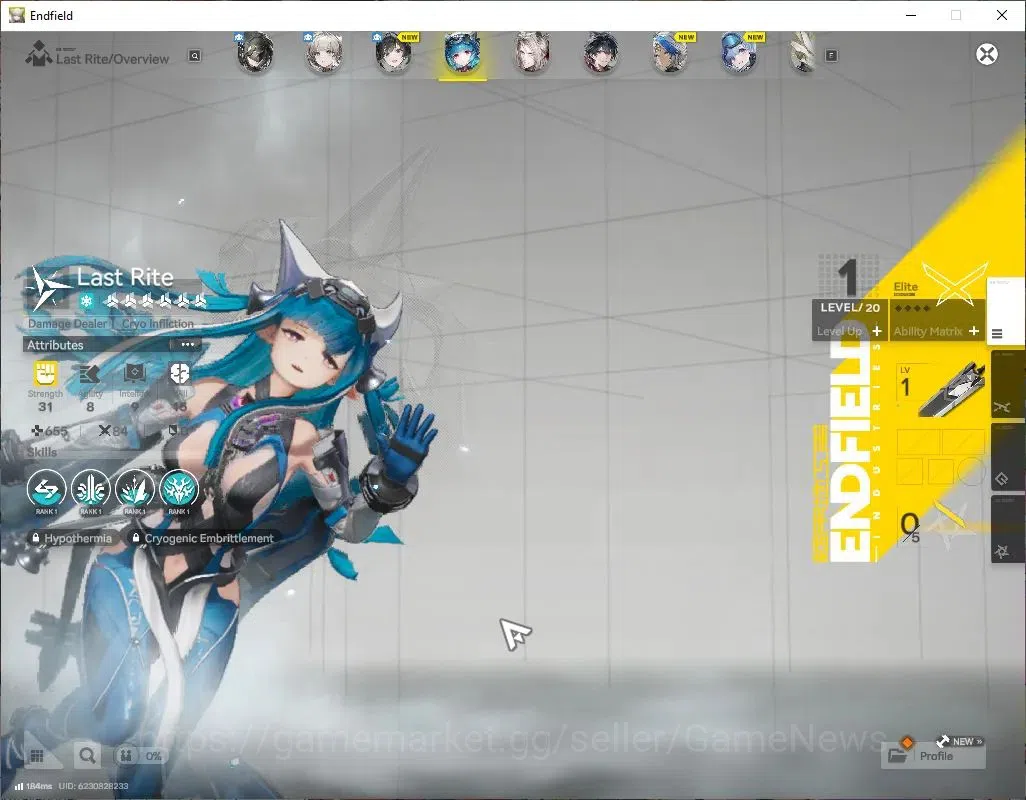 Arknights: Endfield Accounts NA/EU|Lv2|Fresh Starter|2SSR+1(*6WEP)|Pogranchnik, image 5