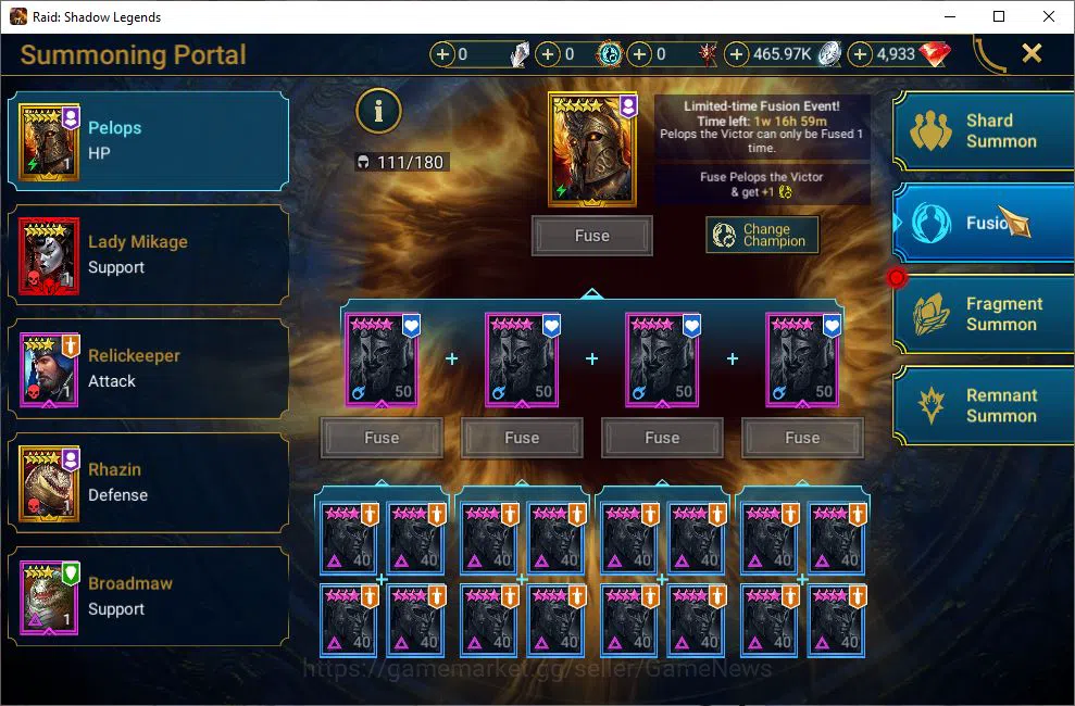 Raid: Shadow Legends Accounts Lv22 362K Power|4,9K Gems|1 Mythical (Toshiro)|17  image 18